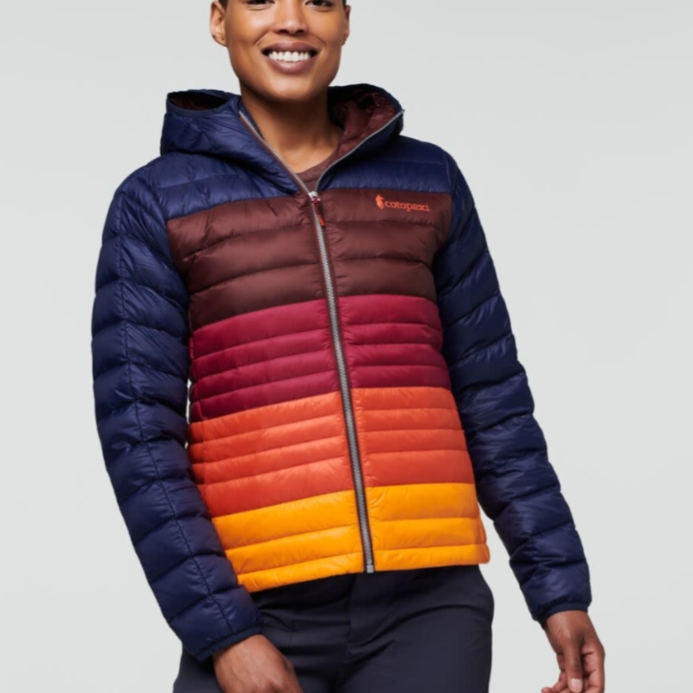 ***ISO*** this exact Cotopaxi Hooded Jacket in Colorblock or Maritime/Raspberry